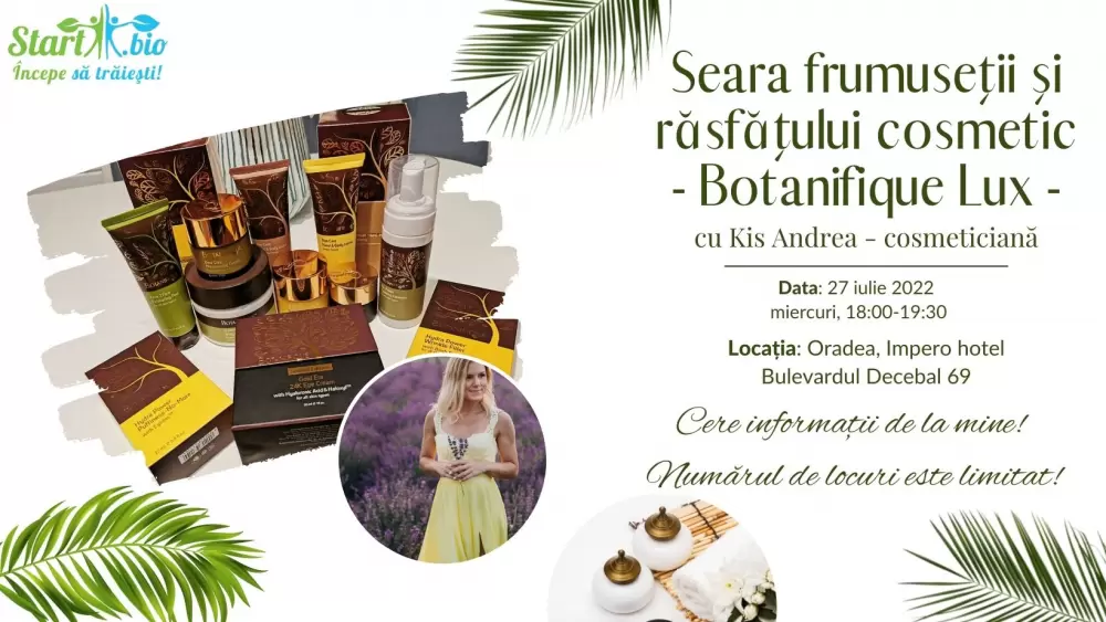 Seara frumuseții și răsfățul cosmetic