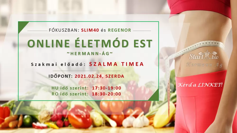 Életmód Est - Fókuszban a SLIM40 és REGENOR