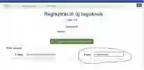 Regisztráció menete romániai webshopban: