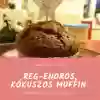 Reg-enoros, kókuszos muffin Karácsonyra
