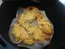 Crispy din piept de pui și piure de țelină cu spanac și pătrunjel /cură de slăbire