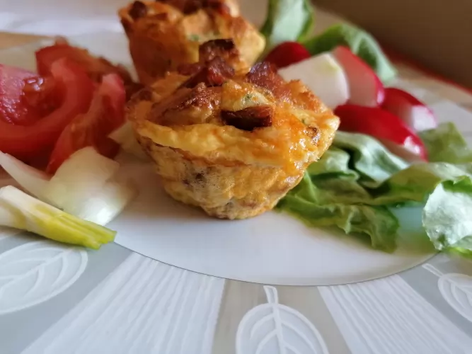 Bundás kenyér muffin