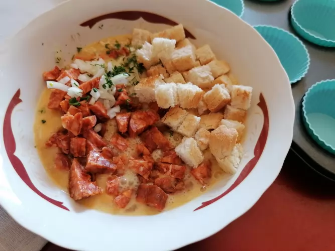 Bundás kenyér muffin