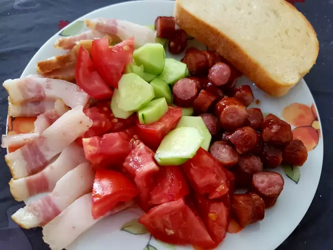 Reg-enoros reggeli , fogyókúrában 😀