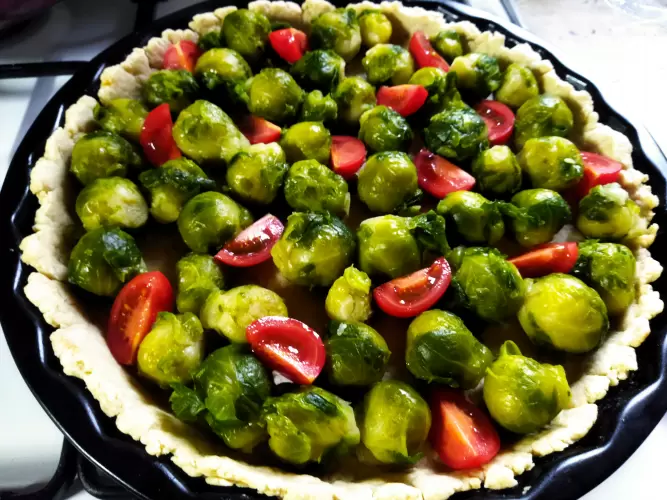 Kelbimbós sajtos -baconos pite -Slim40recept