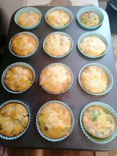 Rántotta muffin /Slim 40 reggeli