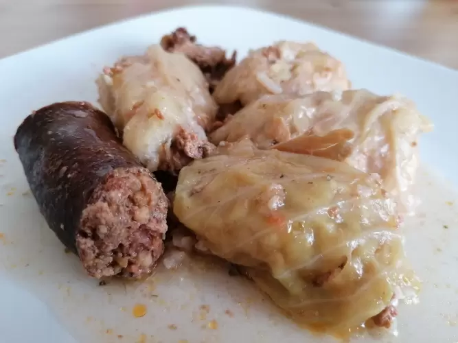 Reg-enor diétás töltött káposzta.