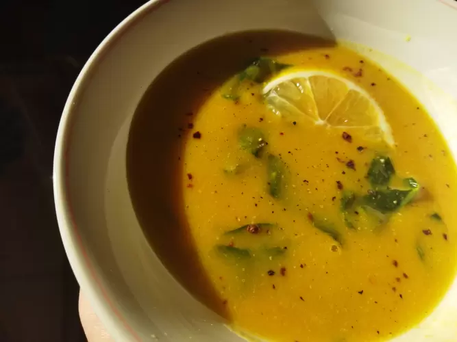 🥣🍋Citromos lencse krémleves🍋🥣