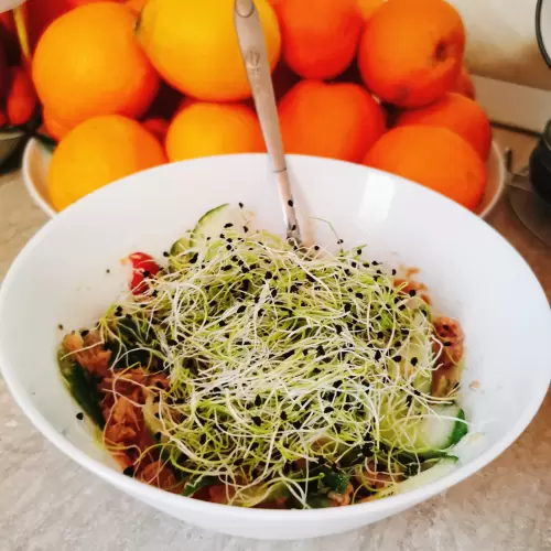 Póréhagymacsírás tonhalsaláta Slim 40 kúrához