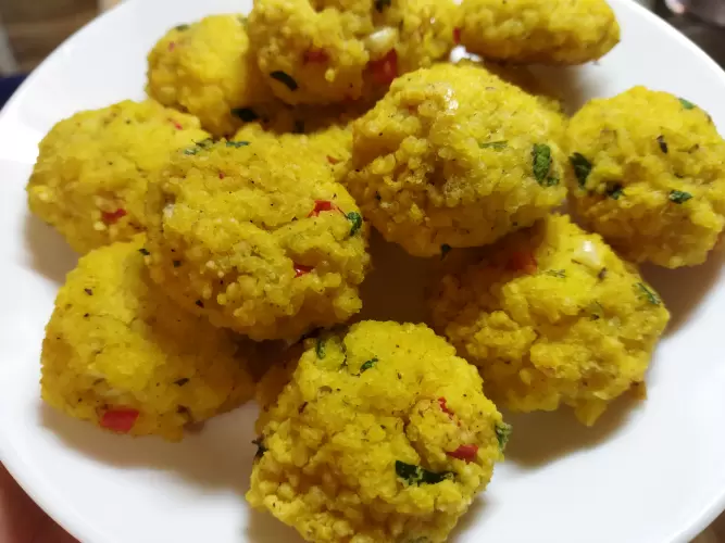 Sütőben sült köles fasírt