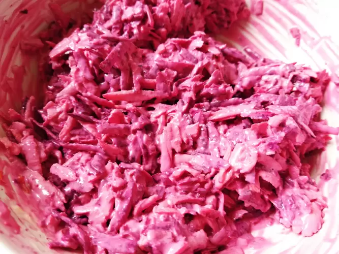 Cékla saláta -almával és répával-Slim reggeli