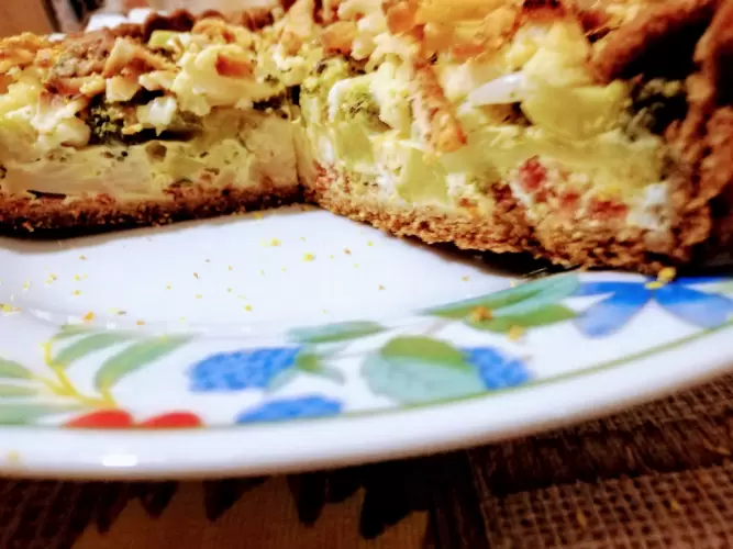 Sonkás, zöldséges pite Kinga módra