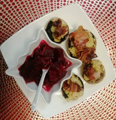 Cină Reg-enor/ Ciupercuțe umplute