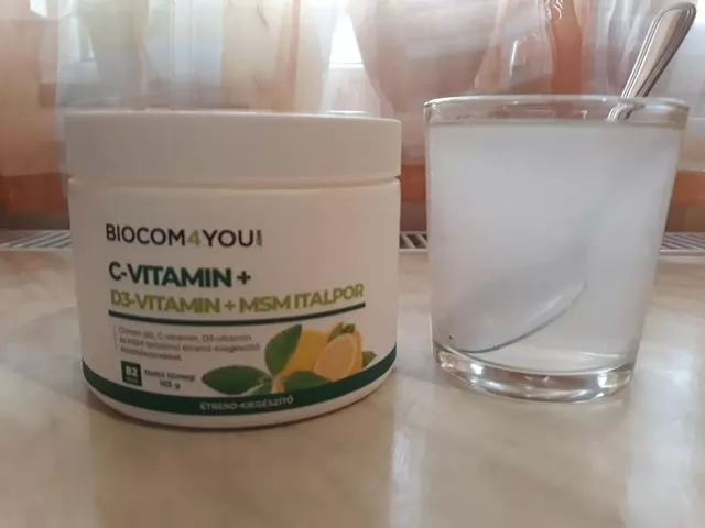 Vitamina C + D +MSM - într-un singur produs