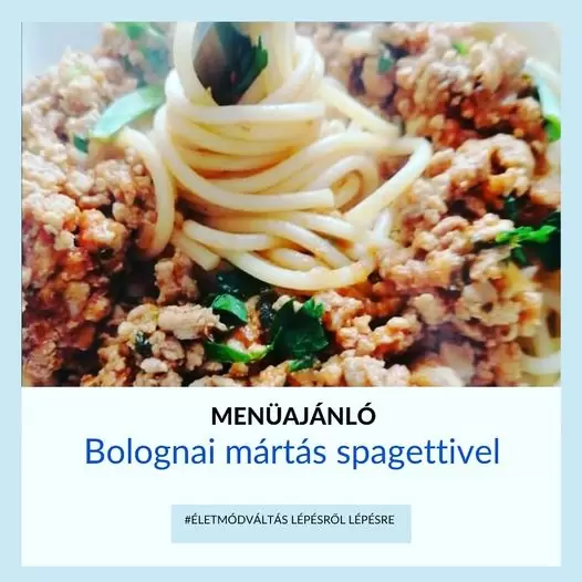 Bolognai mártás spagettivel