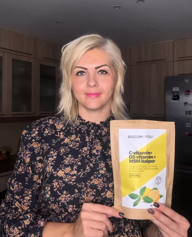 🍋 MSM C-vitamin italpor – adj erőt a testednek minden nap! 🍋